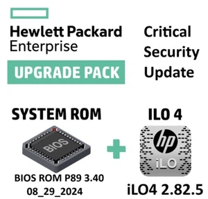 Critical!! BIOS ROM HPE ProLiant DL380/DL360 Gen9 (P89) P89_3.40_08_29_2024+iLO4 - Picture 1 of 3