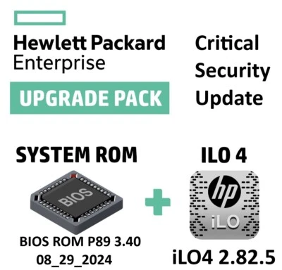 Critical!! BIOS ROM HPE ProLiant DL380/DL360 Gen9 (P89) P89_3.40_08_29_2024+iLO4 - Image 1 of 3