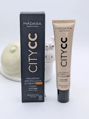 MADARA Organic Skincare City CC 3 in 1 Anti-Pollution CC Cream SPF 15 BEIGE 40ml - Image 1 of 4