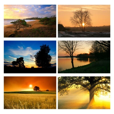 Декорации фотографии фон заката сумерек винил искусства ткани фон фото реквизит - Изображение 1 из 4