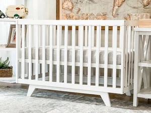 Boston Cot with Toddler Bed Conversion Kit - Minimal Scratch and Dent Sale - Picture 1 of 8