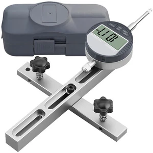 Digital Dial Indicator Electronic Aluminum Bar Table Saw Gauge Test 0.01/0.0005" - Picture 1 of 14