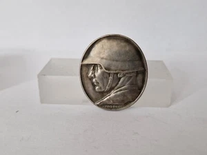 Medaglia Svizzera Argento Massiccio 0.800-1918 - Epoca WW1 - Foto 1 di 4