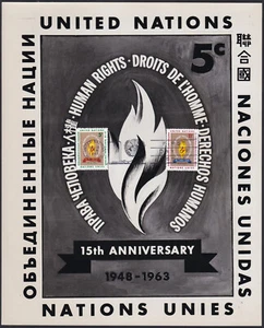 UN New York Sc121 Universal Declaration of Human Rights, Photo Essay 3 - Picture 1 of 2