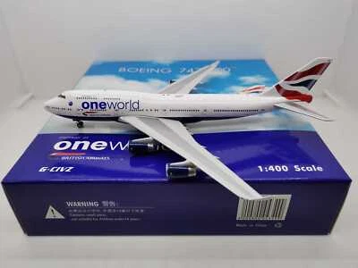 1:400 Phoenix Oneworld BOEING B747-400 Airplane Diecast Aircraft Plane Model - Image 1 of 4