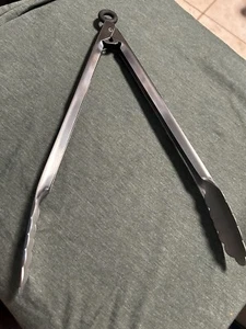 13" Silicone/Stainless Steel LockableTongs - 2 Pcs Set, Barbecue, Kitchen Gadget - Picture 1 of 4
