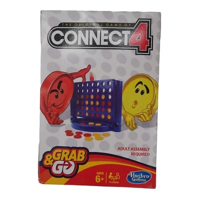 Connect 4 Grab and Go Game - Travel Size-Opened Box - Image 1 of 4