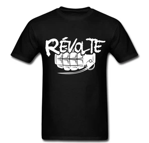 Revolt gernade guns anarchy revolution fight government T-shirt - Picture 1 of 2