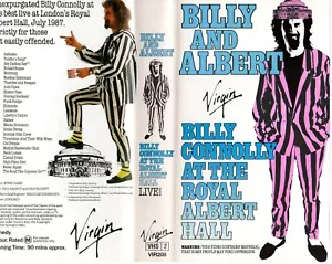BILLY CONNOLLY -THE ROYAL ALBERT HALL- VHS-NEW-PAL-Original Oz sell-thru release - Picture 1 of 1