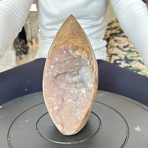 5.83LB top Natural Agate Mineral specimen quartz Raw stone ornament crystal - Foto 1 di 10