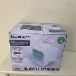 Silvercrest Portable Air Cooler - Cools And Freshens With 3 Air Speed Settings - Picture 1 of 9