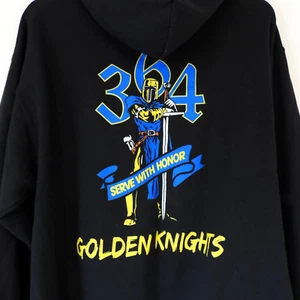 364th Training Squadron Sudadera con Capucha Caballeros Dorados Negra Para Hombre Grande - Imagen 1 de 12