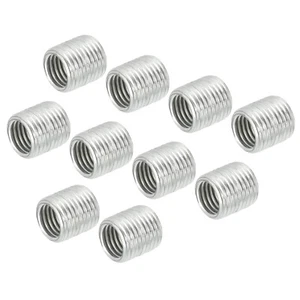 15x Gewinde Reduziermuttern Einsatz M10 x 1mm Außen auf M8 x 1mm Fein Innen Adapter - Bild 1 von 5