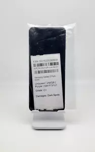 Samsung Galaxy Z Flip5 256GB (Factory Unlocked) Purple - SM-F731U1 - BLACK SPOT - Picture 1 of 10