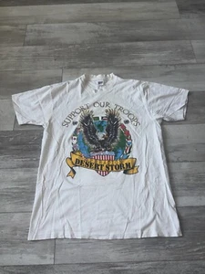 Vintage 1991 Operation Desert Storm military T Shirt size XL Single Stitch - Picture 1 of 9
