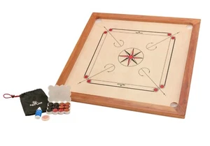 84x84cm Plywood Carrom Board with 74x74cm internal playing area - Picture 1 of 7