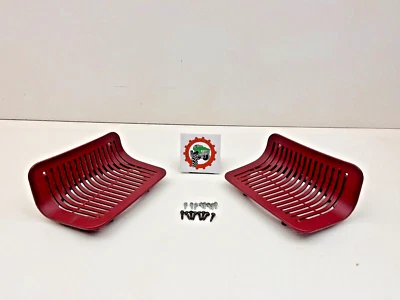 Par de parrillas de altavoz rojo para Ford F150 F250 F350 92-96 OEM conjunto par OEM Foto 1 de 4