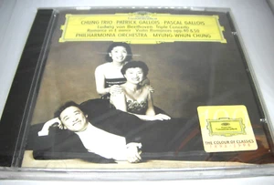 Beethoven: Triple Concerto -Violin Romances- Chung Trio, Gallois (CD,'98) SEALED - Picture 1 of 5