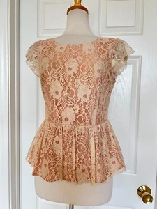 MAEVE ANTHROPOLOGIE lace top size M - Picture 1 of 9