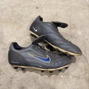 Botines de fútbol vintage Nike Metro azul gris volante FG-E zapatos para mujer EE. UU. 7,5 - Imagen 1 de 10