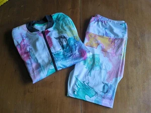 Disneyland Watercolour Jacket Brand New Ladies Large Disney Store & Shorts XL - Picture 1 of 8