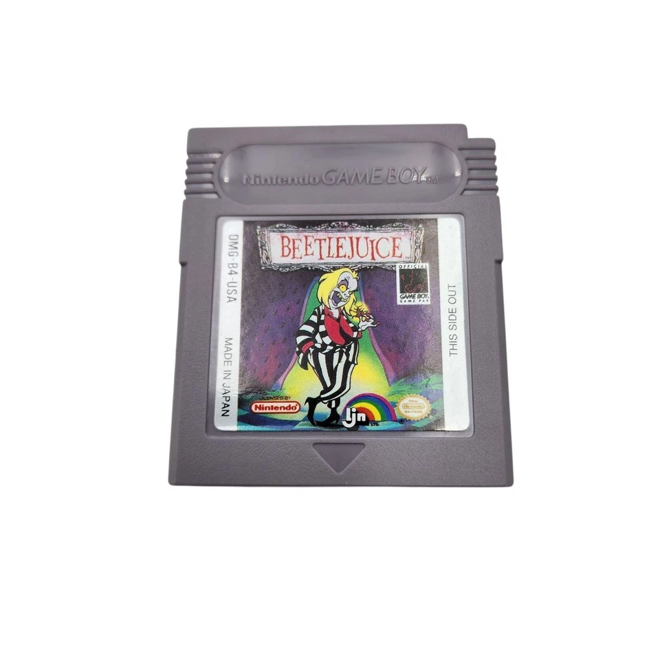 Videojuego de colección Beetlejuice Nintendo Gameboy Game Boy años 90 probado y funcionando Foto 1 de 4