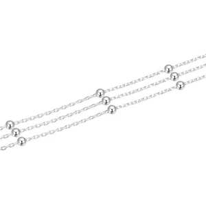 10 Feet (120 Inch) Authentic 925 Sterling Silver Unfinished 2mm (0.08 Inch) B... - Picture 1 of 6
