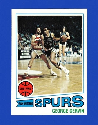 1977-78 Topps Set-Break # 73 George Gervin casi nuevo-como nuevo o mejor *GMCARDS* Foto 1 de 2