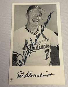 Al “Red” Schoendienst 1979 St Louis Cardinals Signed Autographed Photocard JSA - Picture 1 of 2
