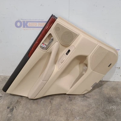 08 2008 LEXUS LX570 REAR DOOR TRIM PANEL LJ01 BEIGE LEFT DRIVER Foto 1 de 4