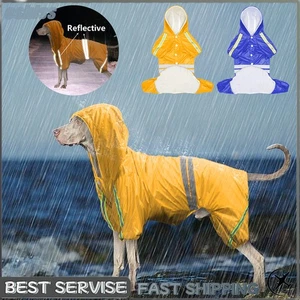Impermeabile Antipioggia Esterno Abbigliamento Antipioggia Impermeabile Cane Impermeabile Riflettente Pet Dog - Foto 1 di 14