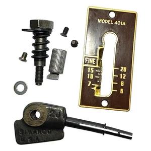 SINGER Sewing Machine STITCH LENGTH LEVER & COVER PLATE #172295 - Picture 1 of 3