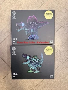 2025WF Limited！2pcs Kong Species Studio Dino Roll A+B Dinosaur PU Statue Model - Picture 1 of 6
