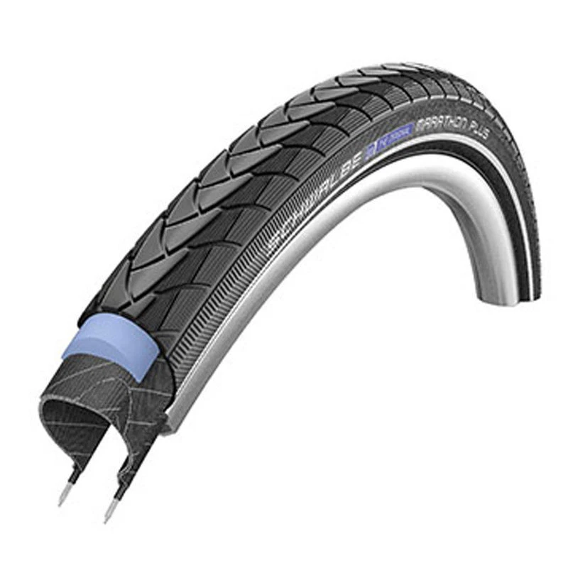 Pneu pneumático rígido preto SCHWALBE MARATONA PLUS SMART GUARD 20x1,35 - Imagem 1 de 1