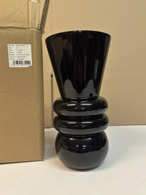 Lawrence Grey® Deko Vase Glas Glanzoptik 12x24 cm – Neu & OVP - Bild 1 von 4