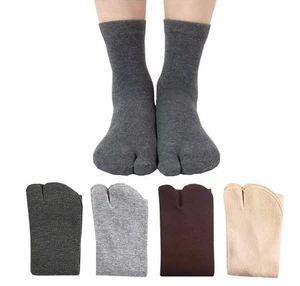 Eforwest 6 Pairs Flip Flop Socks Tabi Split Toe Socks Elastic Socks for Men W... - Picture 1 of 7