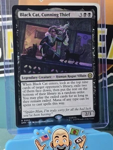 Gato Negro, Ladrón Astuto 0052 Raro Spider-Man Sin Lámina Magic The Gathering - Imagen 1 de 2