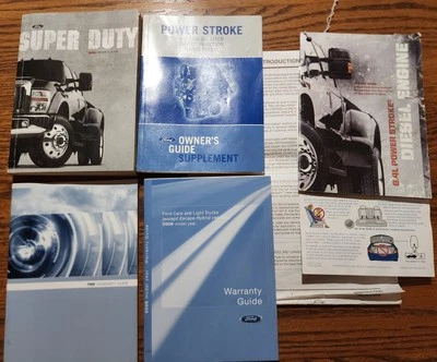 Ford F250 2008 F350 F450 F550 Super Duty manual del propietario completo OEM Foto 1 de 2