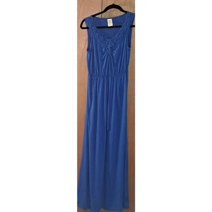 Women's Blue Faded Glory Long Dress Size M - Picture 1 of 4