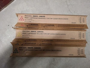 Ricoh MP-C2550 Serie Farbtonerkassette Cyan/Magenta/Gelb Set - Neu  - Bild 1 von 2