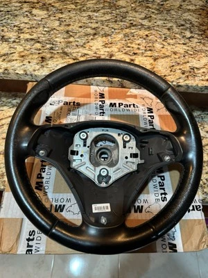 2008 - 2013 OEM BMW M3 E90 E92 E93 Steering Wheel - 6 Speed Manual - Image 1 of 2
