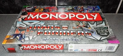 MONOPOLY The TRANSFORMERS Retro Edition * 2016 Hasbro * Complete * - Image 1 of 4