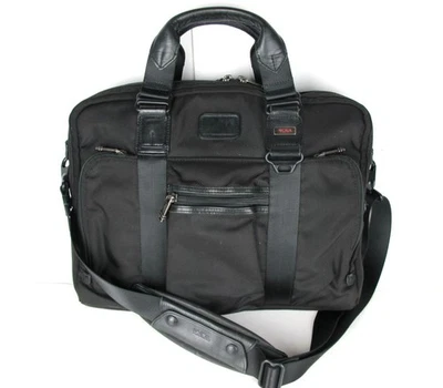 Maletín acolchado de nailon balístico negro Tumi Classic 22611DH Foto 1 de 4