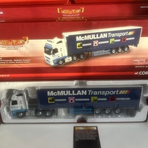 CORGI 1:50 VOLVO FH CC14020 McMULLAN TRANSPORT)& cert 1750/1750.hard to get. - Picture 1 of 10