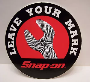 **NEW** Snap On Tools Leave Your Mark Decal Sticker - Picture 1 of 1