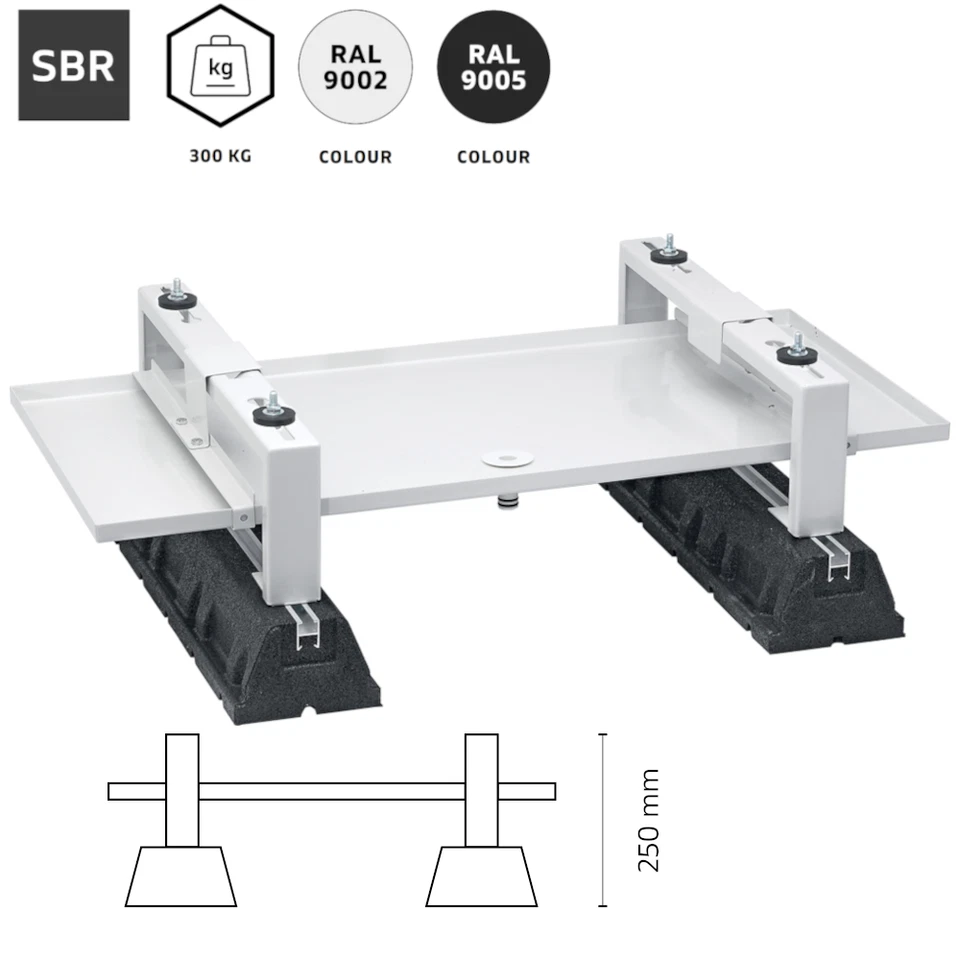 Kit heat pumps - basi a pavimento 60 cm + bacinella condensa integrata - Imagen 1 de 1