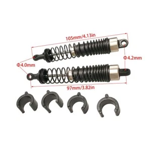 HBX part 3338-T001 Front Aluminum Capped Shocks Haiboxing 1/10 nitro truck 3338 - Picture 1 of 5
