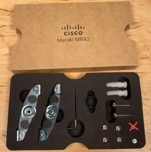Cisco Meraki MR33 MR34 MR42 MR44 MR52 MR53 Access Point Hardware Mounting Kit - Bild 1 von 2