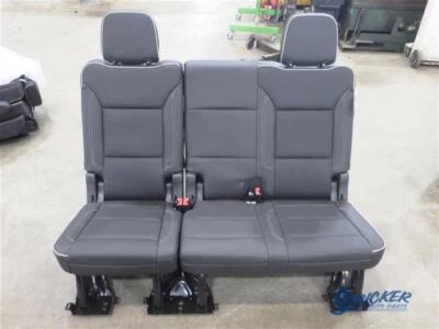 吉姆西育空 XL 1500 2023 第三座黑色皮革带灰色珠手动折叠 G24081 — 第 1/4 张图片