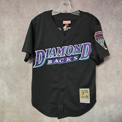 NWT Mitchell & Ness Arizona Diamondbacks Randy Johnson 51 BP Jersey 36 S $130 - Image 1 of 4